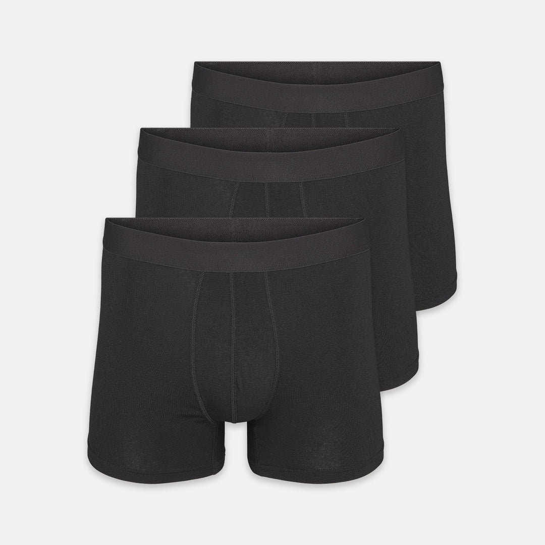 Bambus boxershorts 3 pak sort fra IQ sox