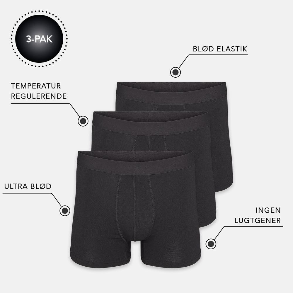 Bambus boxershorts 3 pak fra IQ SOX