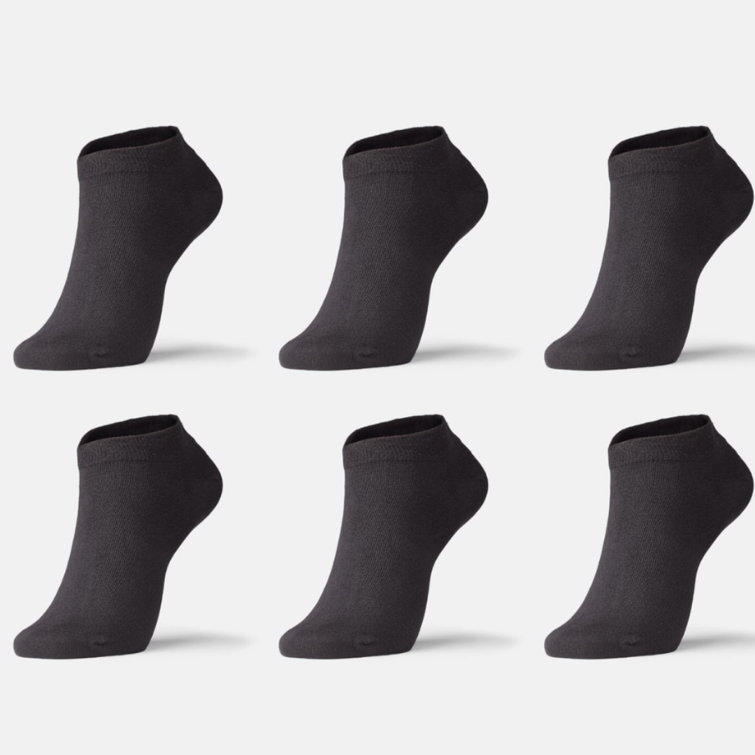 E mærket webshop - Basix dobbelt strikkede BAMBUS FOOTIES