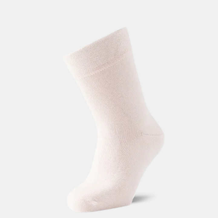 Pink farvet bambusstrømpe