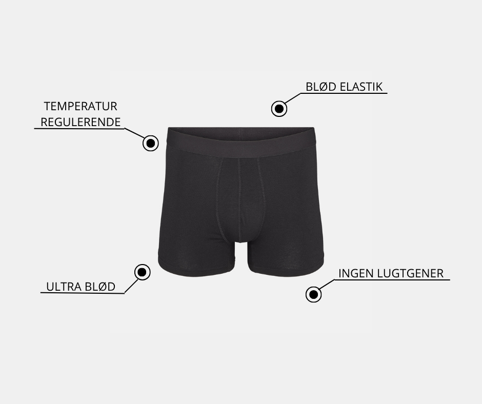 Bambus boxershorts 9 pak