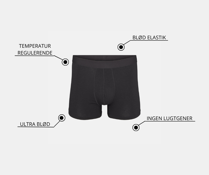 Bambus boxershorts 9 pak
