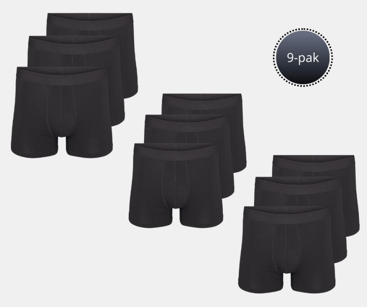 Bambus boxershorts 9 pak