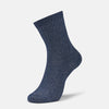 Glimmerstrømper i bambus 2 pak - Navy