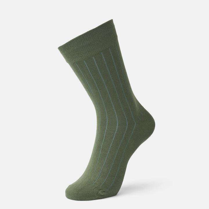 Bambusstrømper Khaki grøn